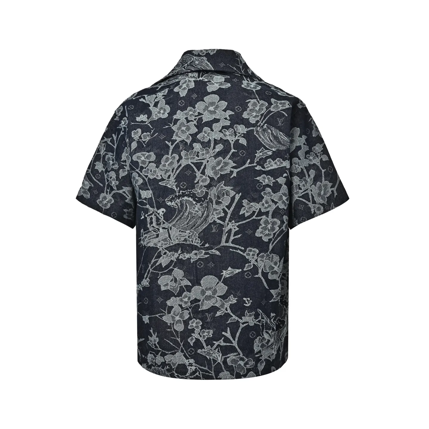 Louis Vuitton/Louis Vuitton floral denim suit jacket